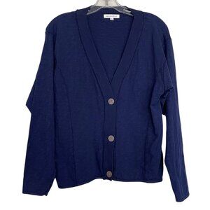 Mododoc Cardigan Jacket Womens Size Small S Blue Long Sleeve Ladies‎